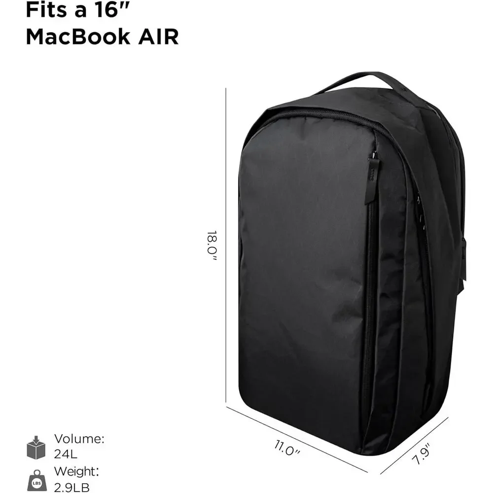 NWT Alpaka Metro Laptop Pro Bag Backpack Black | XPac VX42